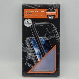 Waterproof Case for 12 Pro Max - Black
